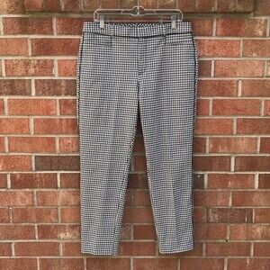 Banana Republic Sloan Plaid Check Pants sz 12 NWT